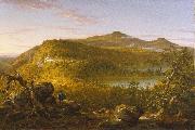 Thomas Cole A View of the Two Lakes and Mountain House, Catskill Mountains, Morning oil painting artist